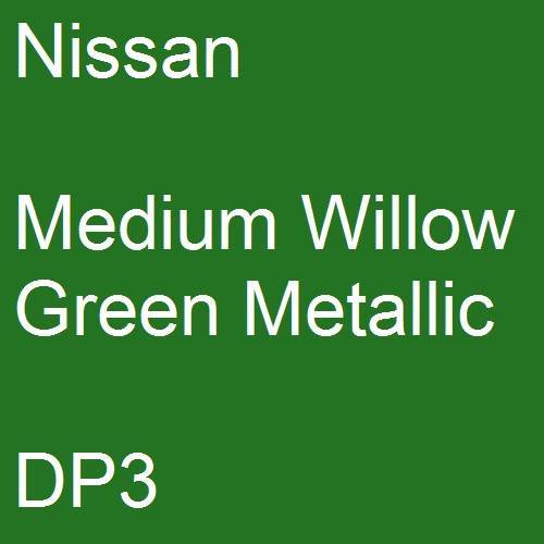 Nissan, Medium Willow Green Metallic, DP3.